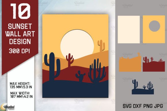Sunset Wall Art Paper Cut: A Guide to Digital Design
